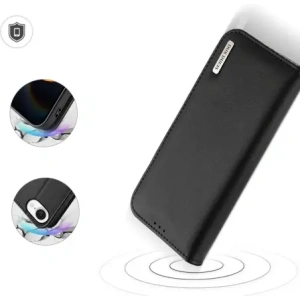 Etui z klapką Dux Ducis Hivo do Apple iPhone 16e czarne
