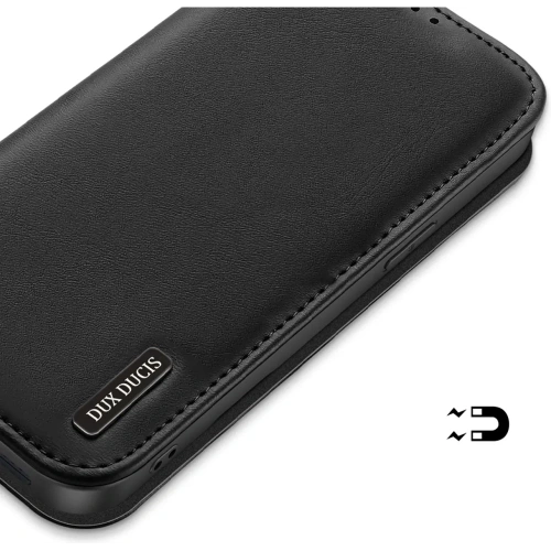 Etui z klapką Dux Ducis Hivo do Apple iPhone 16e czarne