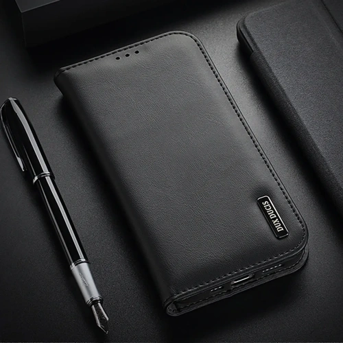 Etui z klapką Dux Ducis Hivo do Apple iPhone 16e czarne