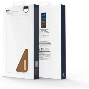 Etui z klapką Dux Ducis Hivo do Apple iPhone 16e brązowe