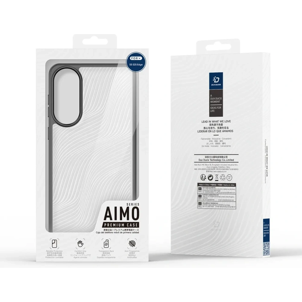 Etui Dux Ducis Aimo do Samsung Galaxy S25 Edge czarne