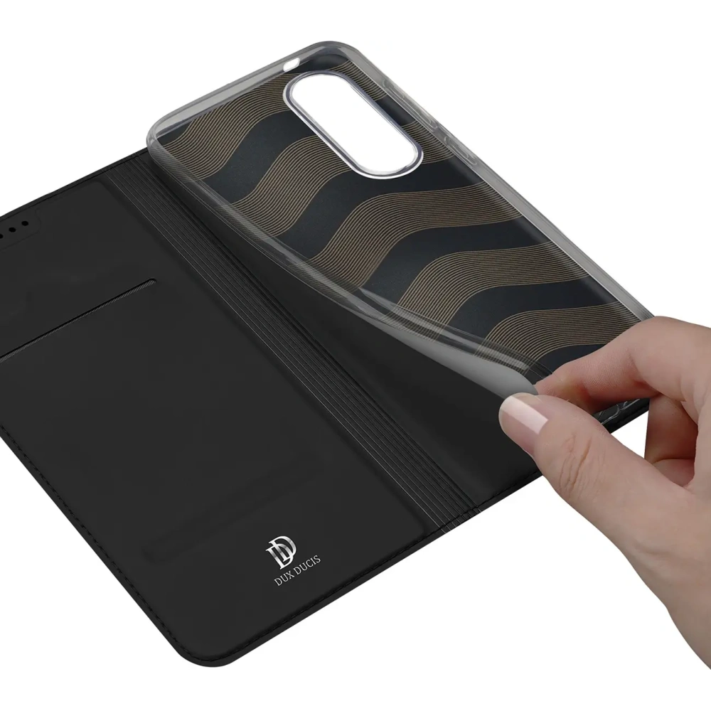 Etui z klapką Dux Ducis Skin Pro do Samsung Galaxy S25 Edge czarne