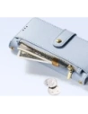 Etui z klapką Dux Ducis Lawa do Apple iPhone 16e z odłączanym portfelem magnetycznym błękitne