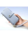 Etui z klapką Dux Ducis Lawa do Apple iPhone 16e z odłączanym portfelem magnetycznym błękitne