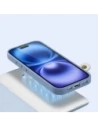 Etui z klapką Dux Ducis Lawa do Apple iPhone 16 z odłączanym portfelem magnetycznym błękitne