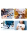 Etui z klapką Dux Ducis Lawa do Apple iPhone 16 Pro z odłączanym portfelem magnetycznym błękitne
