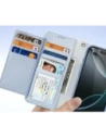 Etui z klapką Dux Ducis Lawa do Apple iPhone 16 Pro z odłączanym portfelem magnetycznym błękitne