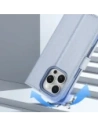 Etui z klapką Dux Ducis Lawa do Apple iPhone 16 Pro z odłączanym portfelem magnetycznym błękitne