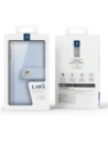 Etui z klapką Dux Ducis Lawa do Apple iPhone 16 Pro z odłączanym portfelem magnetycznym błękitne