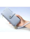 Etui z klapką Dux Ducis Lawa do Apple iPhone 16 Pro Max z odłączanym portfelem magnetycznym błękitne