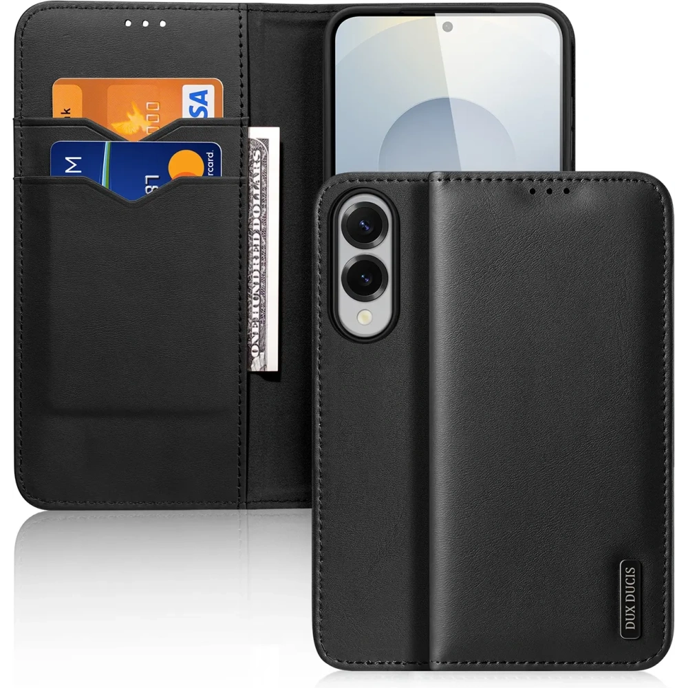 Etui z klapką Dux Ducis Hivo do Samsung Galaxy S25 Edge czarne