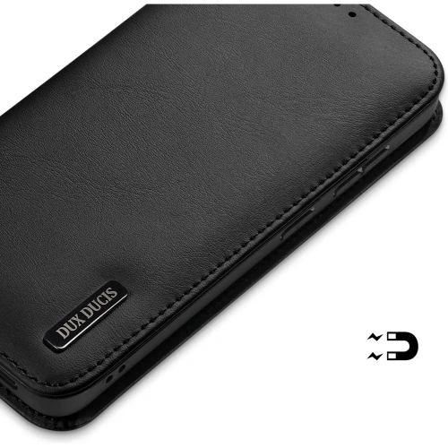 Etui z klapką Dux Ducis Hivo do Samsung Galaxy S25 Edge czarne