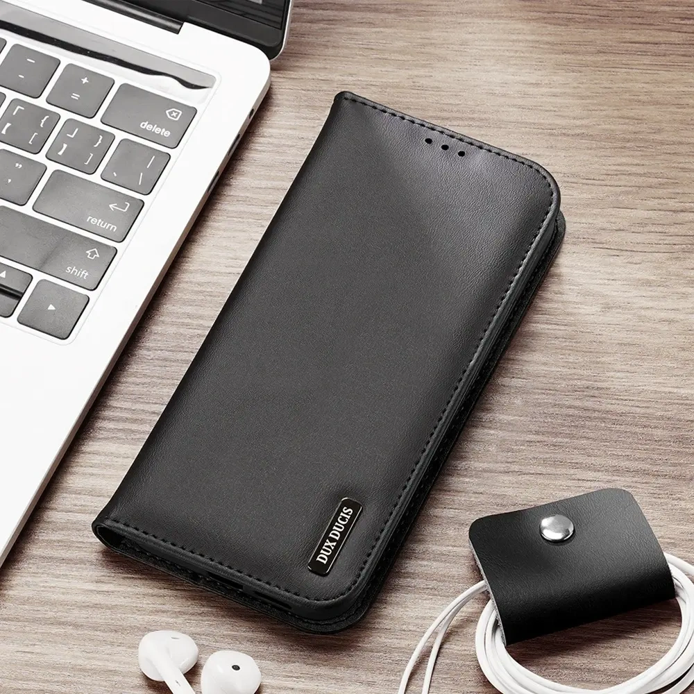 Etui z klapką Dux Ducis Hivo do Samsung Galaxy S25 Edge czarne
