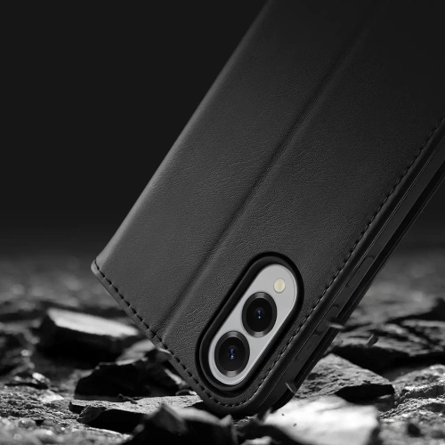 Etui z klapką Dux Ducis Hivo do Samsung Galaxy S25 Edge czarne