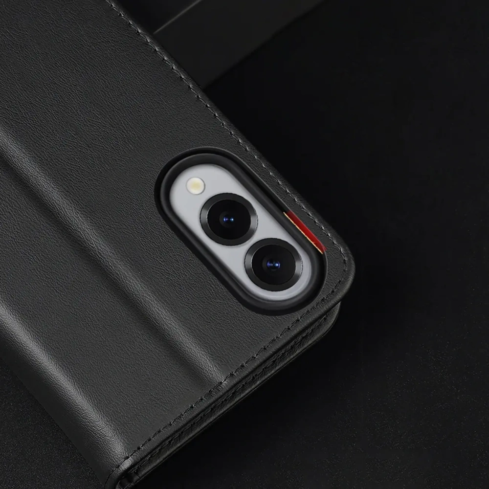 Etui z klapką Dux Ducis Hivo do Samsung Galaxy S25 Edge czarne