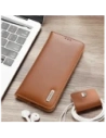 Etui z klapką Dux Ducis Hivo do Samsung Galaxy S25 Edge brązowe