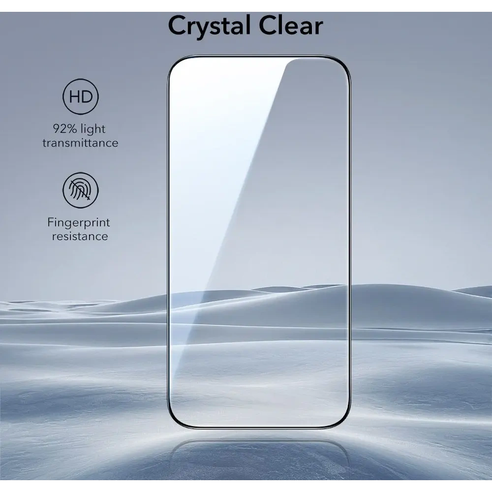 Szkło hartowane ESR Ultrafit Tempered Glass do Apple iPhone 17 Pro Max Clear [2 PACK]