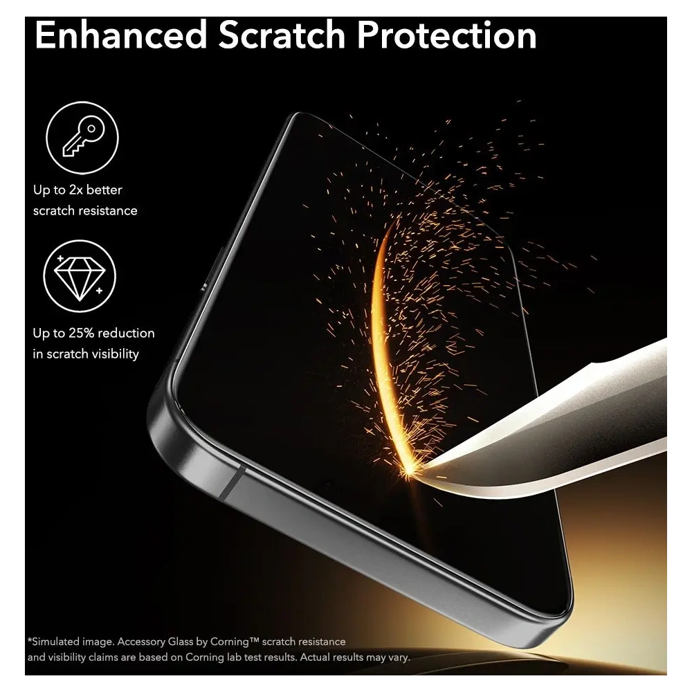 Szkło hartowane ESR Ultrafit Armorite Pro Tempered Glass Accessory Glass by Corning do Apple iPhone 16 Pro / 17 Clear