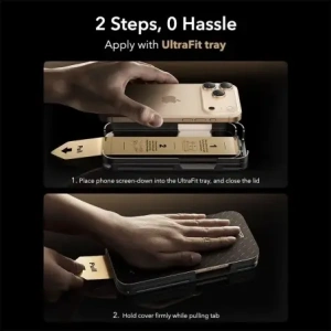 Szkło hartowane ESR Ultrafit Armorite Pro Tempered Glass do Apple iPhone 17 Pro Clear
