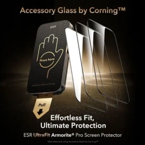 Szkło hartowane ESR Ultrafit Armorite Pro Tempered Glass do Apple iPhone 17 Pro Max Clear