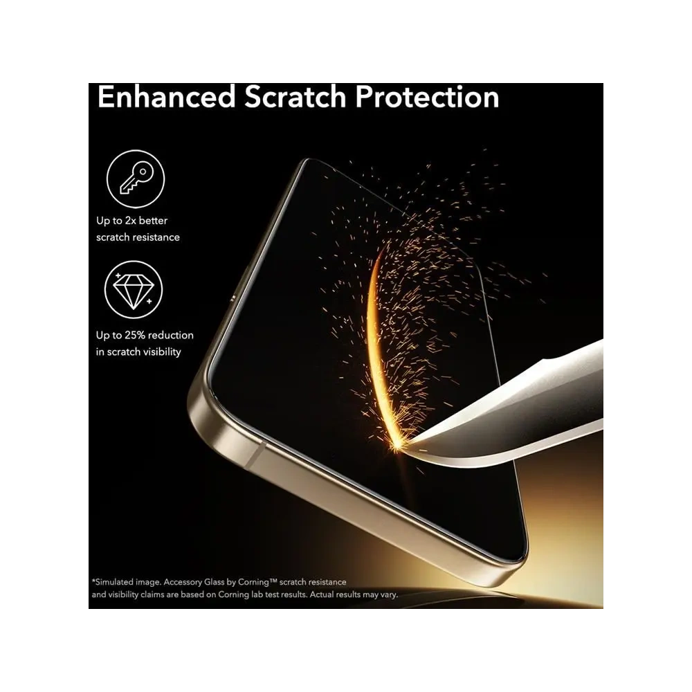 Szkło hartowane ESR Ultrafit Armorite Pro Tempered Glass Accessory Glass by Corning do Apple iPhone 17 Pro Max Clear