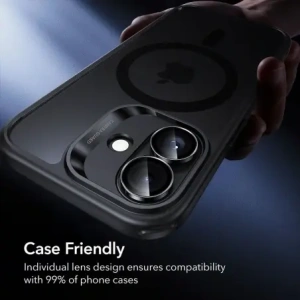 Osłona na aparat ESR Armorite Camera Protector do Apple iPhone 16 / 16 Plus / 17 Black