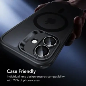 Osłona na aparat ESR Armorite Camera Protector do Apple iPhone 16 / 16 Plus / 17 Clear