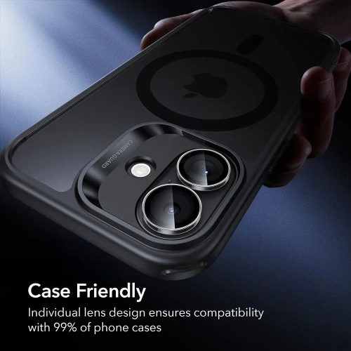 Osłona na aparat ESR Armorite Camera Protector do Apple iPhone 16 / 16 Plus / 17 Clear