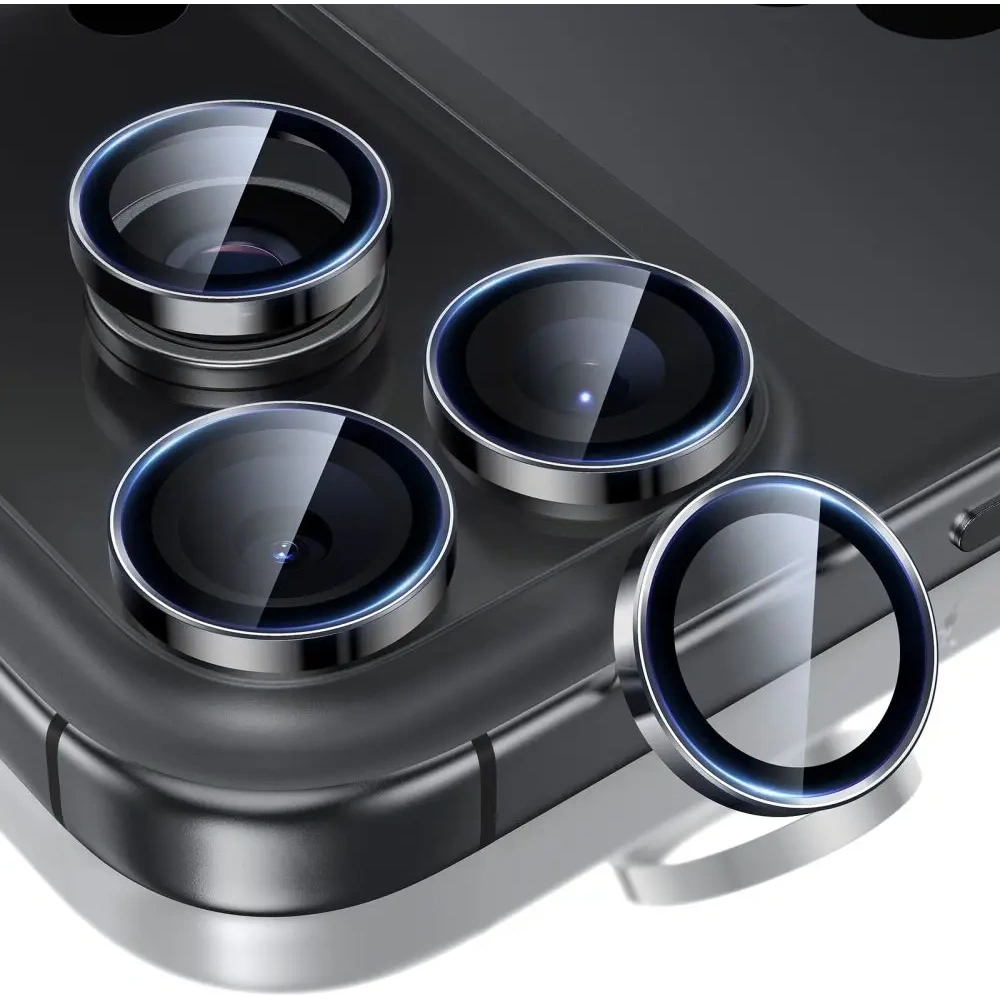 Osłona na aparat ESR Armorite Camera Protector do Apple iPhone 14 Pro / 14 Pro Max / 15 Pro / 15 Pro Max / 16 Pro / 16 Pro Max / 17 Pro / 17 Pro Max Black