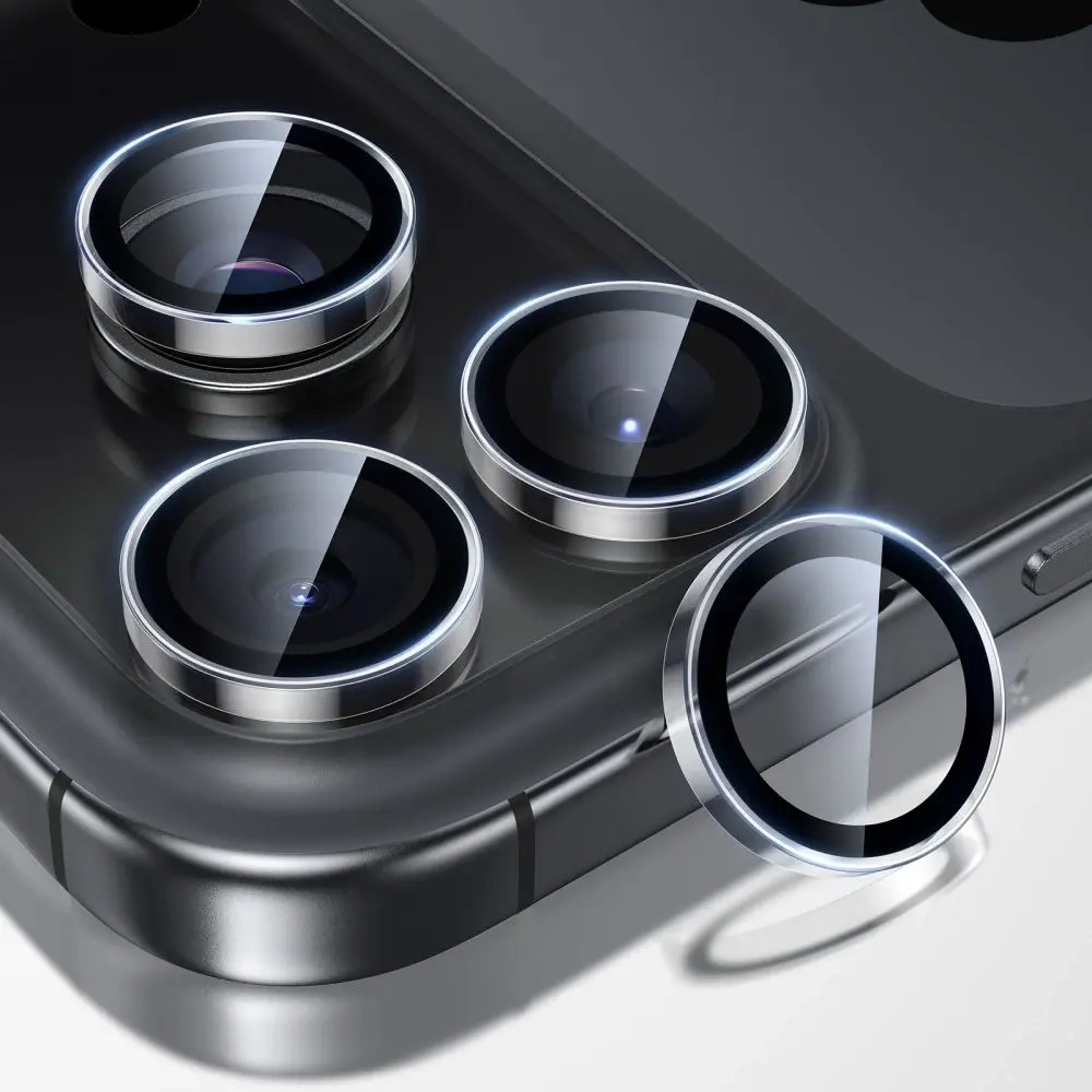 Osłona na aparat ESR Armorite Camera Protector do Apple iPhone 14 Pro / 14 Pro Max / 15 Pro / 15 Pro Max / 16 Pro / 16 Pro Max / 17 Pro / 17 Pro Max Clear