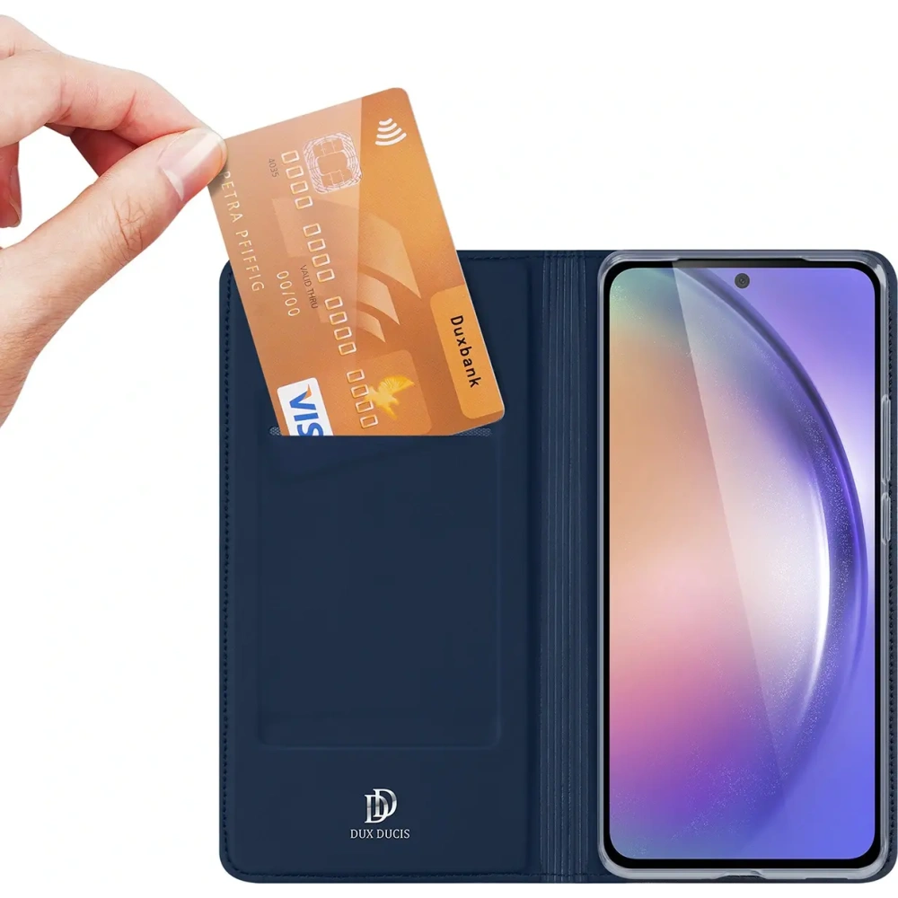Etui z klapką Dux Ducis Skin Pro do Samsung Galaxy A55 5G niebieskie