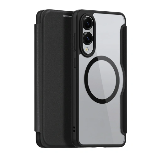 Etui z klapką Dux Ducis Skin X Pro z MagSafe na Samsung Galaxy S25 Edge czarne