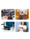 Etui z klapką Dux Ducis Lawa MagSafe do Samsung Galaxy S25 Edge czarne