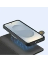 Etui z klapką Dux Ducis Lawa MagSafe do Samsung Galaxy S25 Edge czarne
