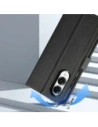 Etui z klapką Dux Ducis Lawa MagSafe do Samsung Galaxy S25 Edge czarne