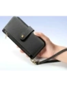Etui z klapką Dux Ducis Lawa MagSafe do Samsung Galaxy S25 Edge czarne