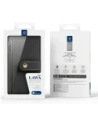 Etui z klapką Dux Ducis Lawa MagSafe do Samsung Galaxy S25 Edge czarne