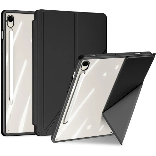 Etui Dux Ducis Magi z uchwytem na rysik do Samsung Galaxy Tab S10 FE / S9 / S9 FE czarne
