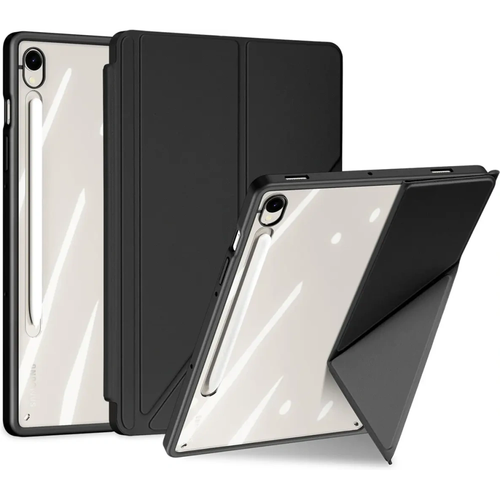 Etui Dux Ducis Magi z uchwytem na rysik do Samsung Galaxy Tab S10 FE / S9 / S9 FE czarne
