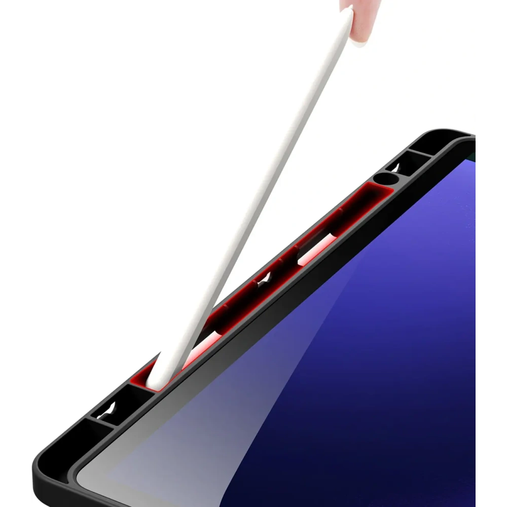 Etui Dux Ducis Magi z uchwytem na rysik do Samsung Galaxy Tab S10 FE / S9 / S9 FE czarne