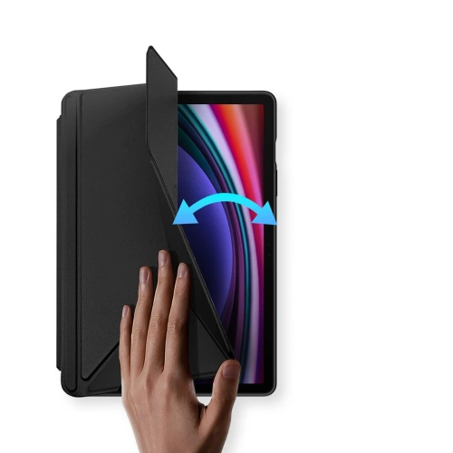 Etui Dux Ducis Magi z uchwytem na rysik do Samsung Galaxy Tab S10 FE / S9 / S9 FE czarne