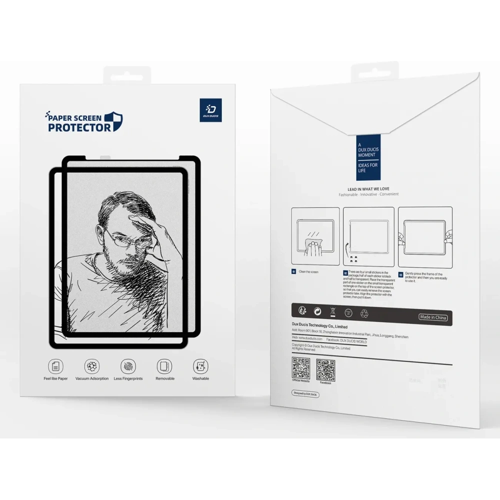 Matowa folia ochronna Dux Ducis Naad Paperlike do Samsung Galaxy Tab S10 FE+ Plus