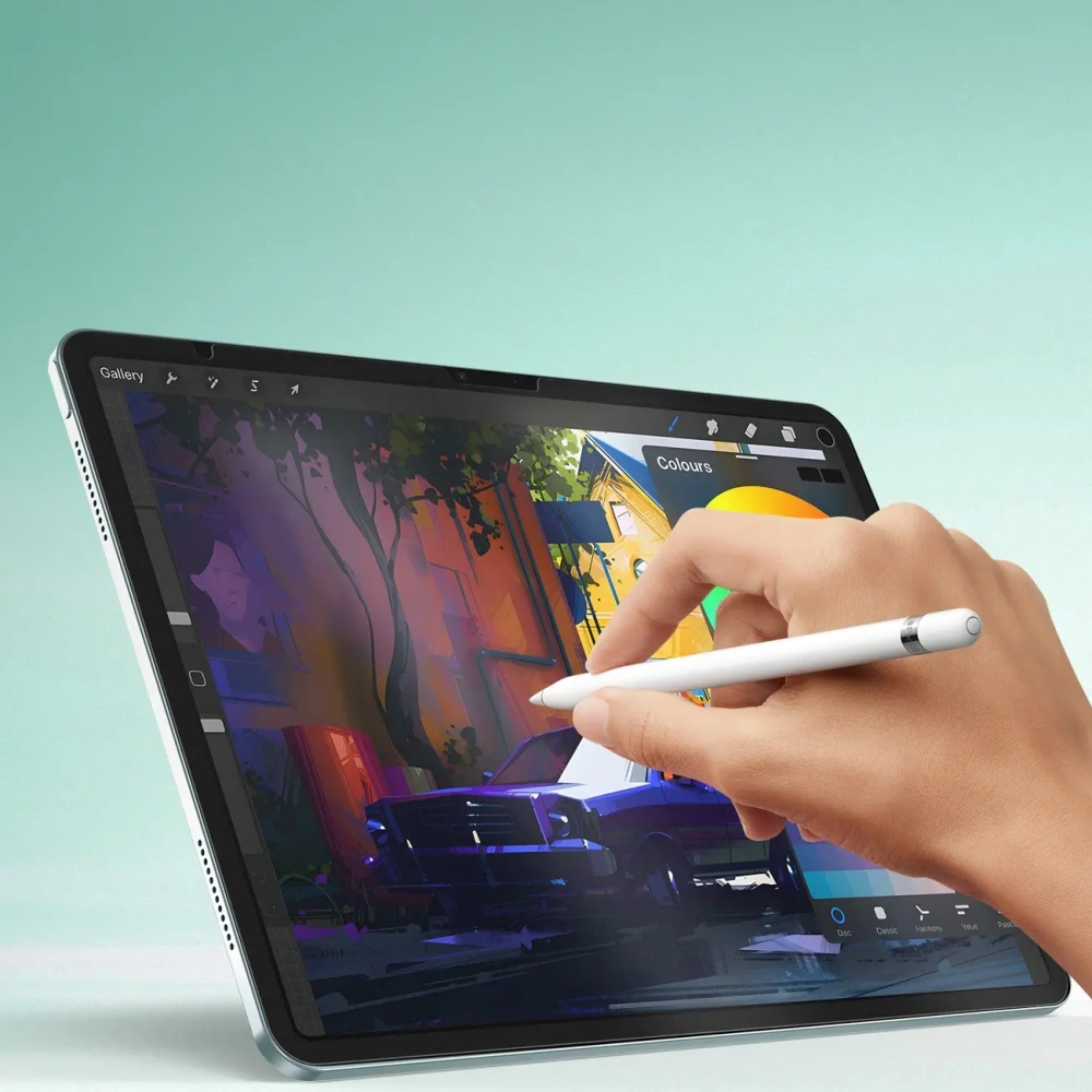 Matowa folia ochronna Dux Ducis Naad Paperlike do Apple iPad Air 13" 2024 / 13" 2025 z czarną ramką