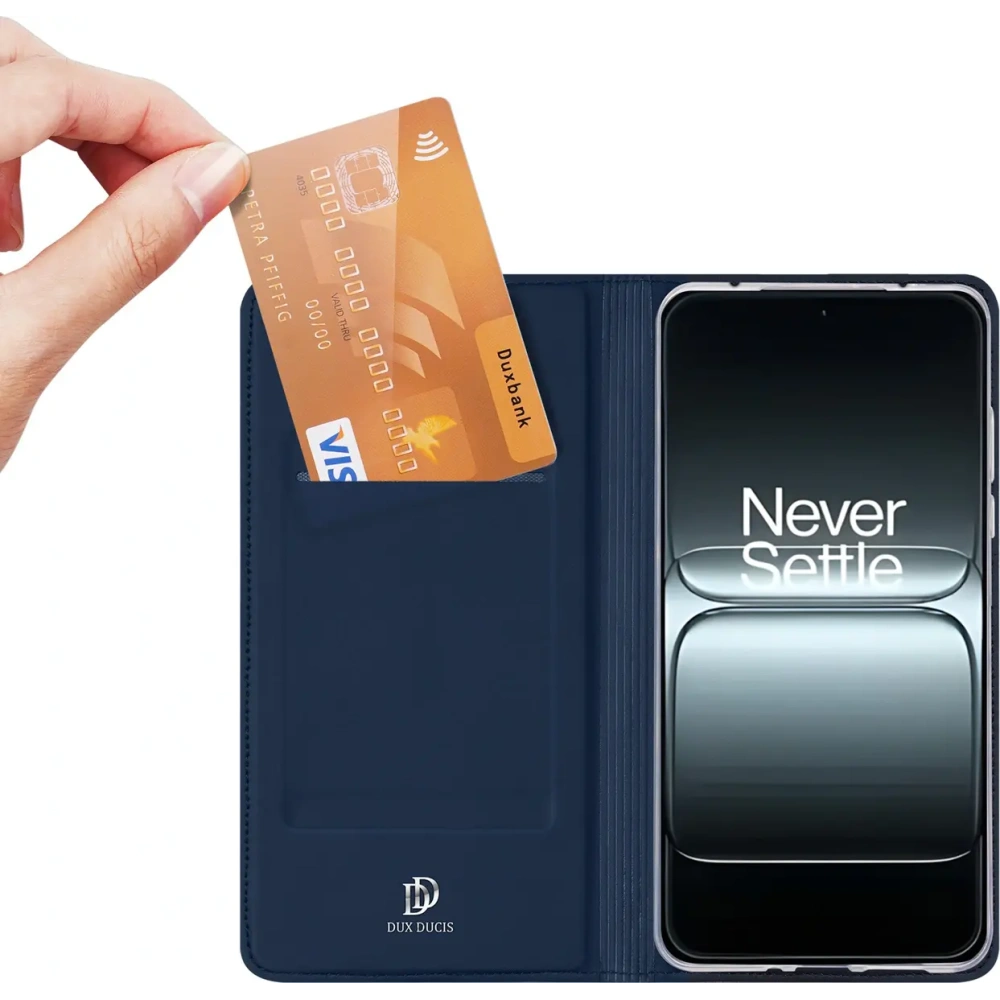 Etui z klapką Dux Ducis Skin Pro do OnePlus 13T niebieskie
