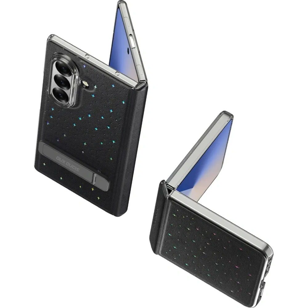 Etui Dux Ducis Stex do Samsung Galaxy Z Flip7 czarne