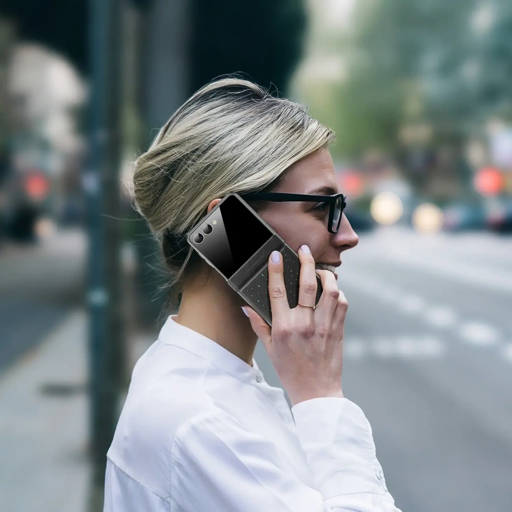 Etui Dux Ducis Stex do Samsung Galaxy Z Flip7 czarne