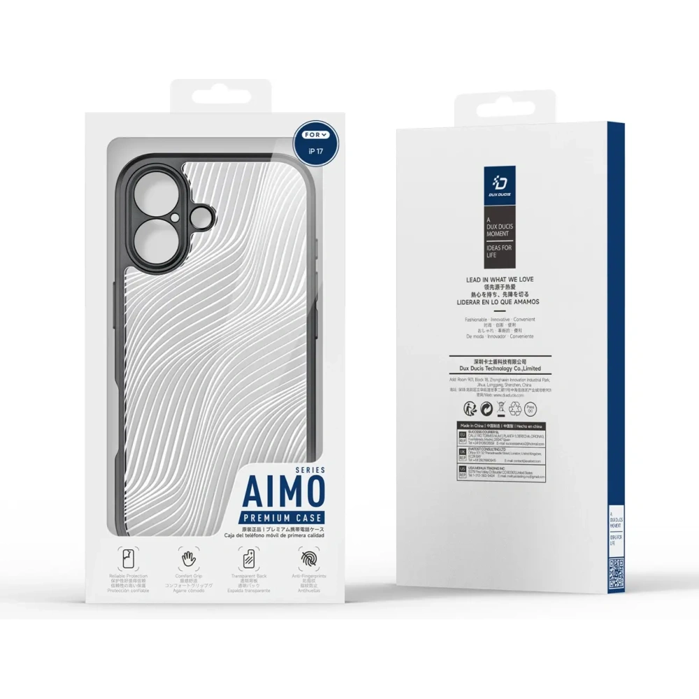 Etui Dux Ducis Aimo do Apple iPhone 17 czarne