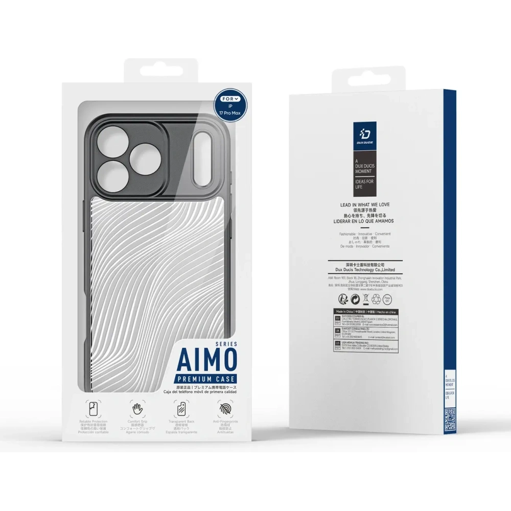 Etui Dux Ducis Aimo do Apple iPhone 17 Pro Max czarne