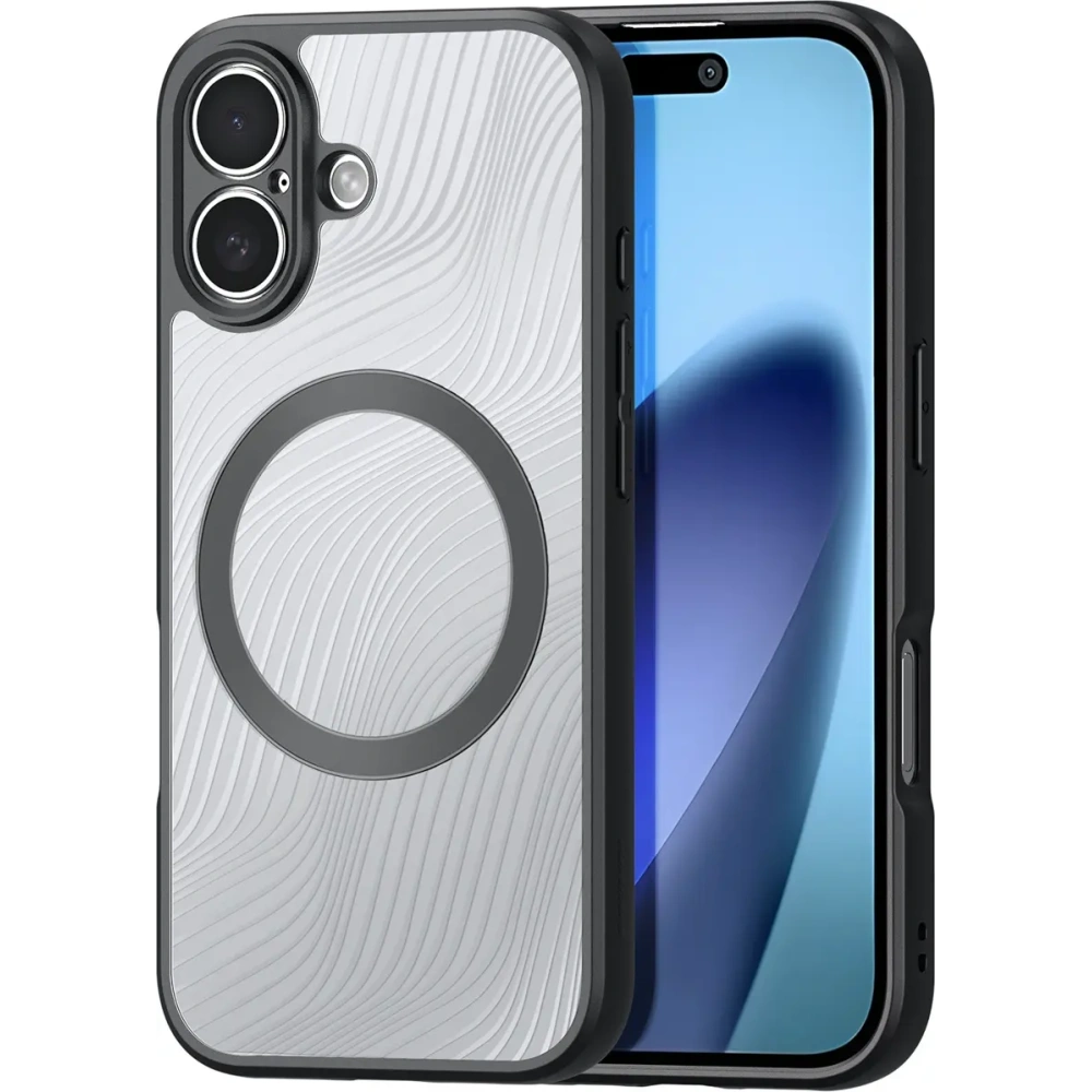 Etui Dux Ducis Aimo Mag z pierścieniem magnetycznym do Apple iPhone 17 czarne