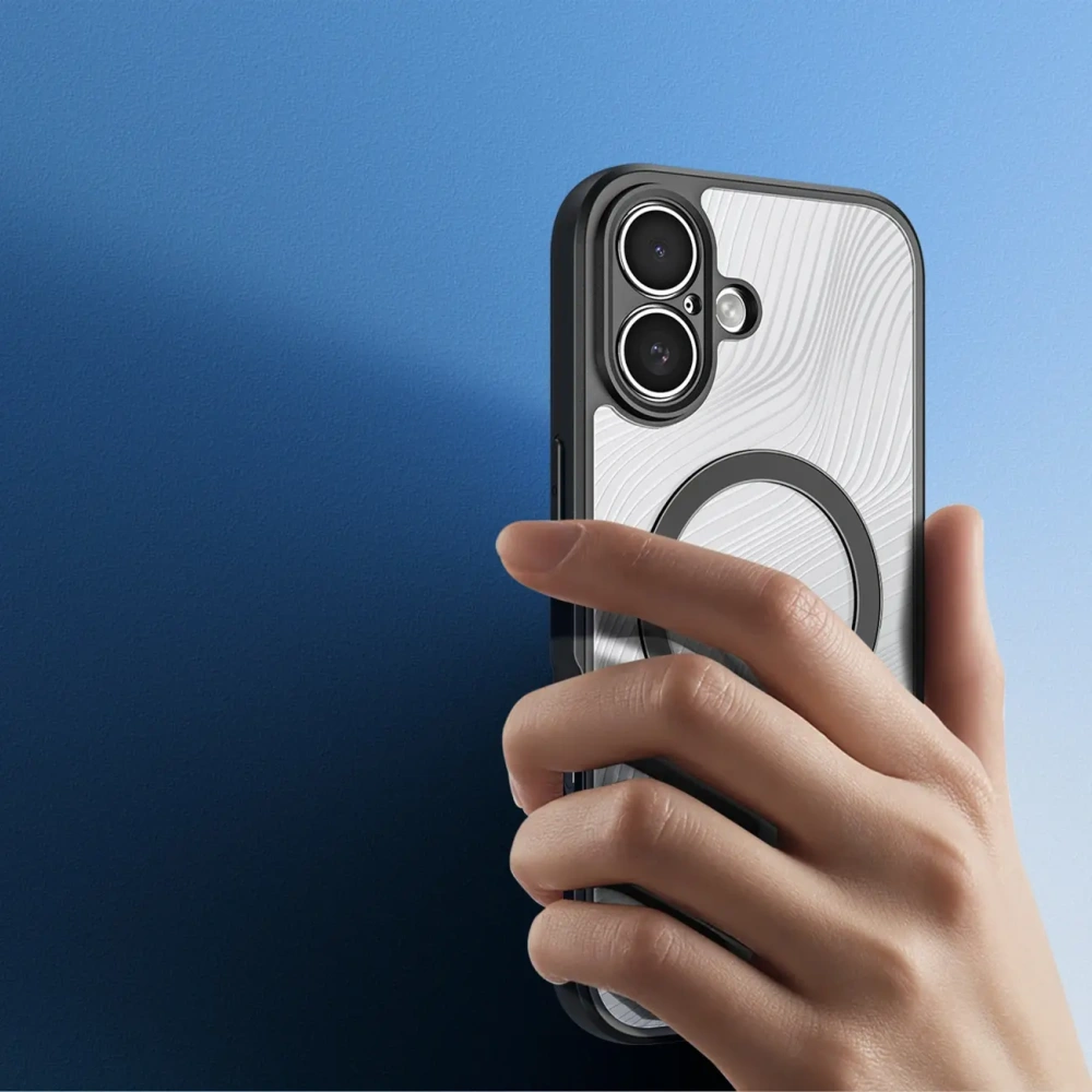 Etui Dux Ducis Aimo Mag z pierścieniem magnetycznym do Apple iPhone 17 czarne